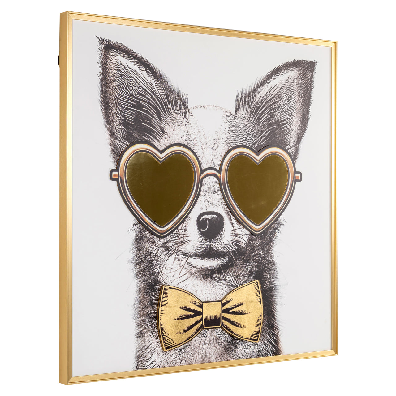 Richmond Interiors Wandkunst Bodhy black/gold