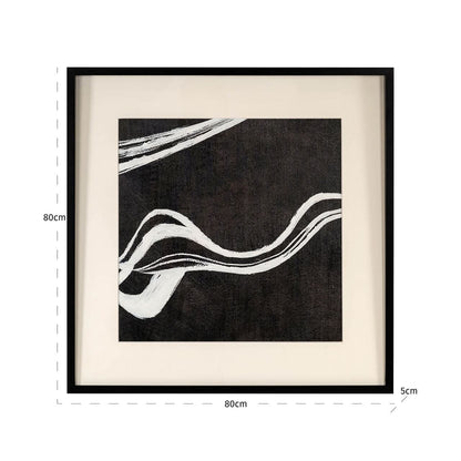 Richmond Interiors Wandbild Jozra (Black/White) Wandbild Richmond Interiors