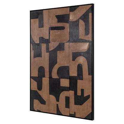 Richmond Interiors Wandkunst Cascade brown Wandkunst Richmond Interiors