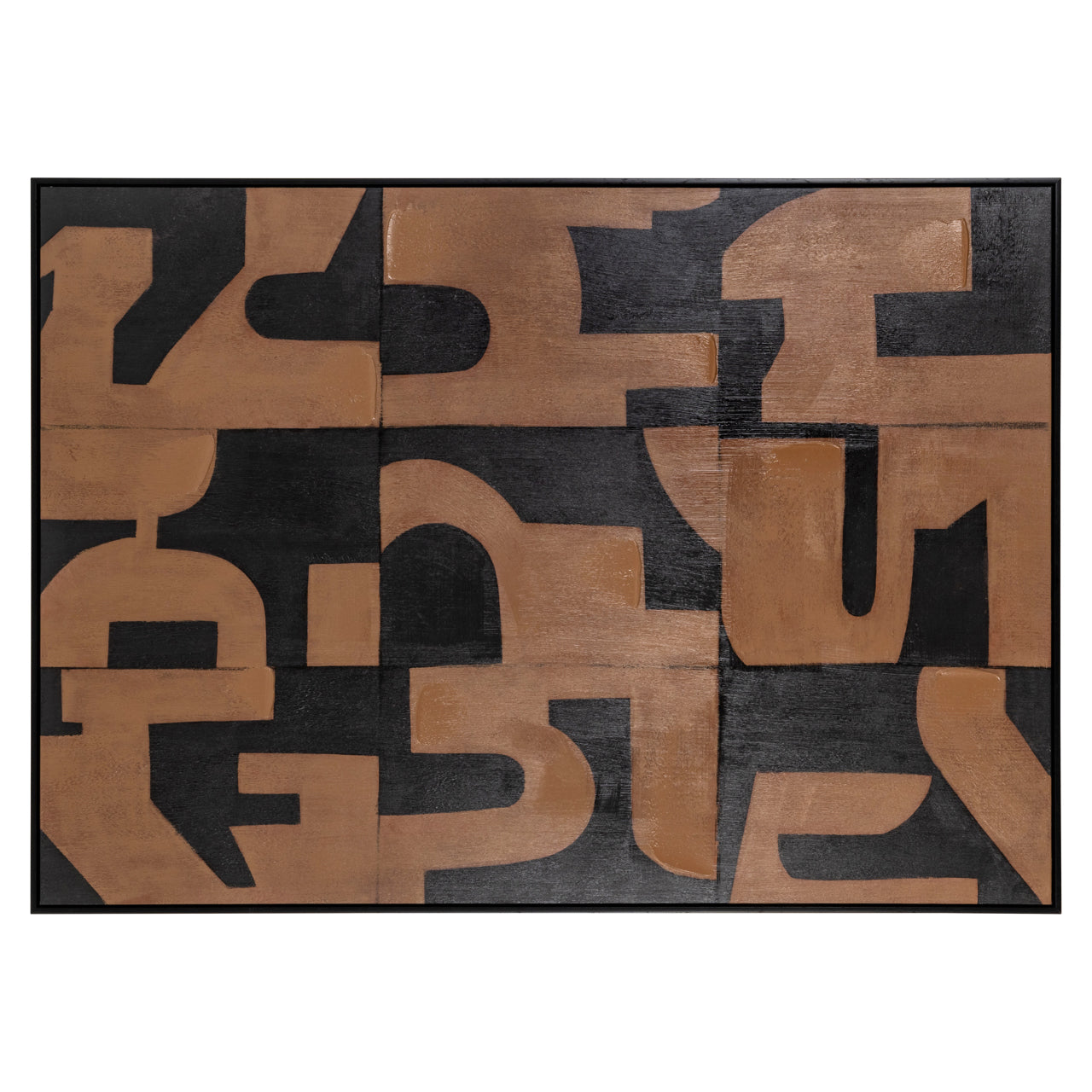 Richmond Interiors Wandkunst Cascade brown Wandkunst Richmond Interiors