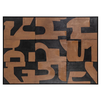 Richmond Interiors Wandkunst Cascade brown Wandkunst Richmond Interiors