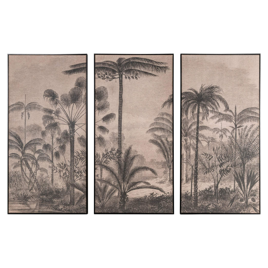 Richmond Interiors Wandkunst Rhapsody brown (Set of 3) Wandkunst Richmond Interiors
