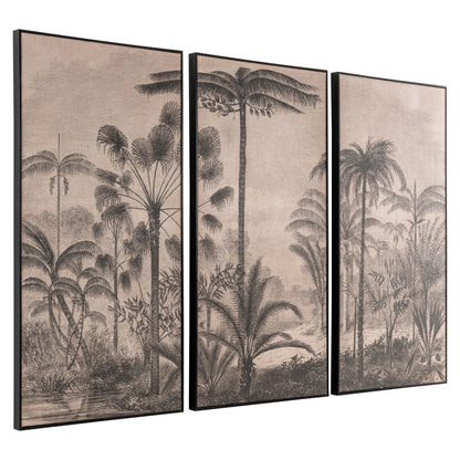 Richmond Interiors Wandkunst Rhapsody brown (Set of 3)