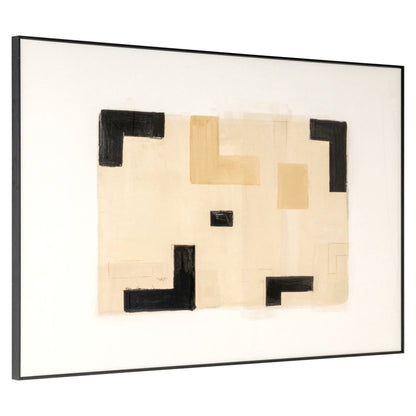 Richmond Interiors Wandkunst Vortex beige left Wandkunst Richmond Interiors