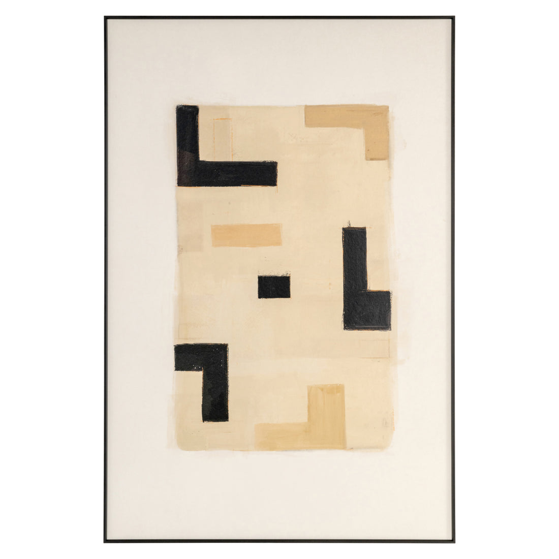 Richmond Interiors Wandkunst Vortex beige right Wandkunst Richmond Interiors