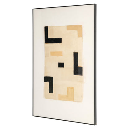 Richmond Interiors Wandkunst Vortex beige right Wandkunst Richmond Interiors