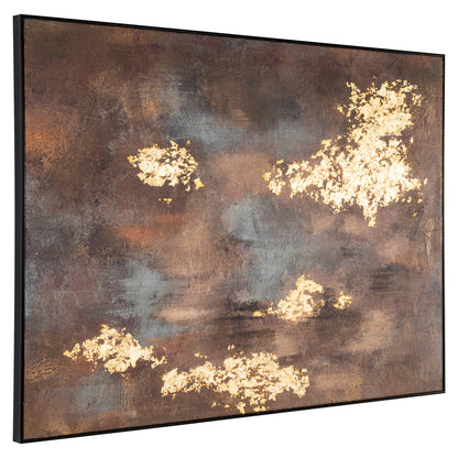 Richmond Interiors Wandkunst Golden gleam gold Richmond Interiors
