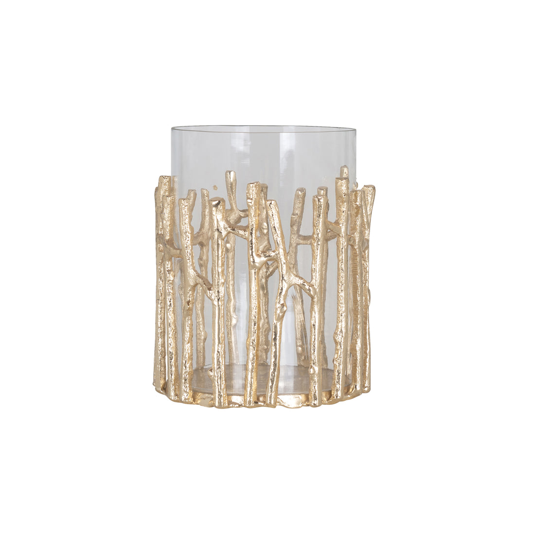 Richmond Interiors Windlicht Loretta gold small Windlicht Richmond Interiors