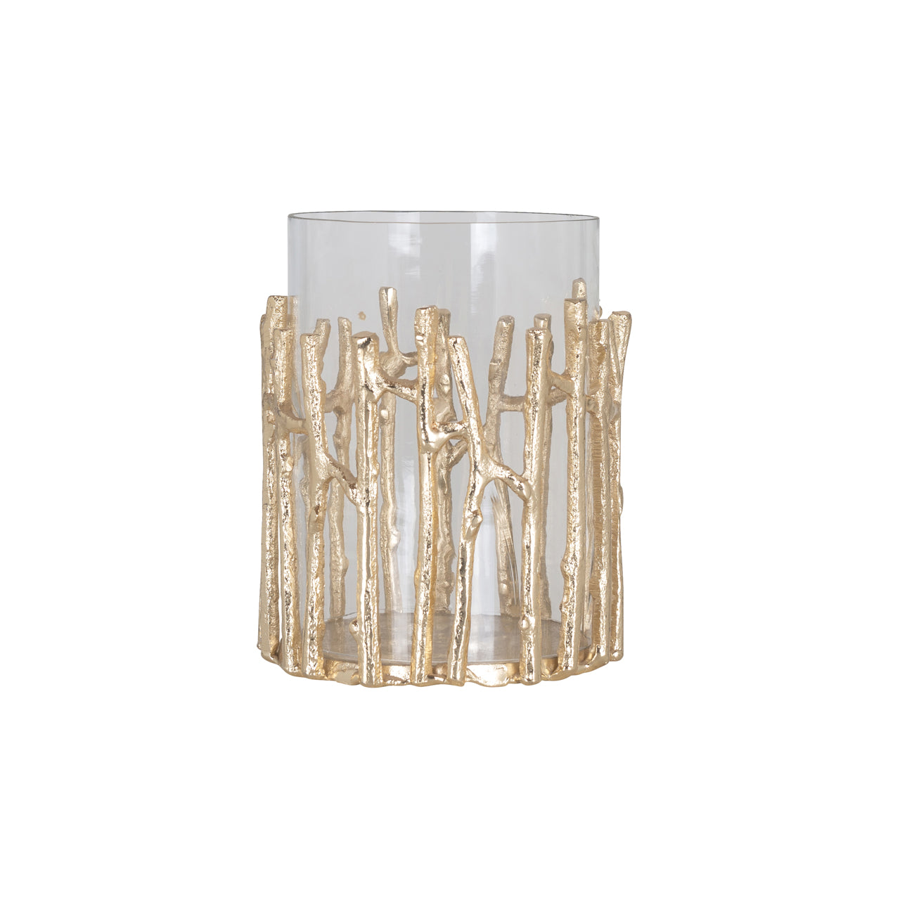 Richmond Interiors Windlicht Loretta gold small Windlicht Richmond Interiors