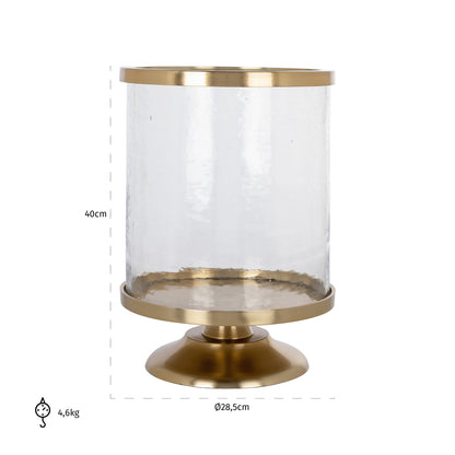 Richmond Interiors Windlicht Jaysin gold Windlicht Richmond Interiors