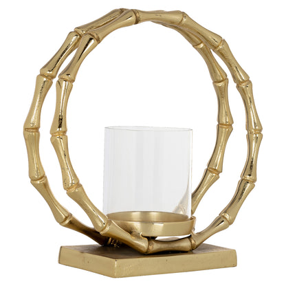 Richmond Interiors Windlicht Merlyn gold small Windlicht Richmond Interiors