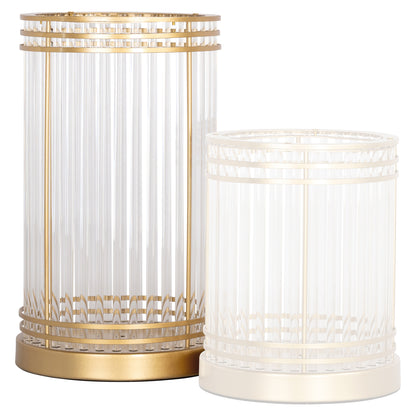 Richmond Interiors Windlicht Dyara gold large Windlicht Richmond Interiors