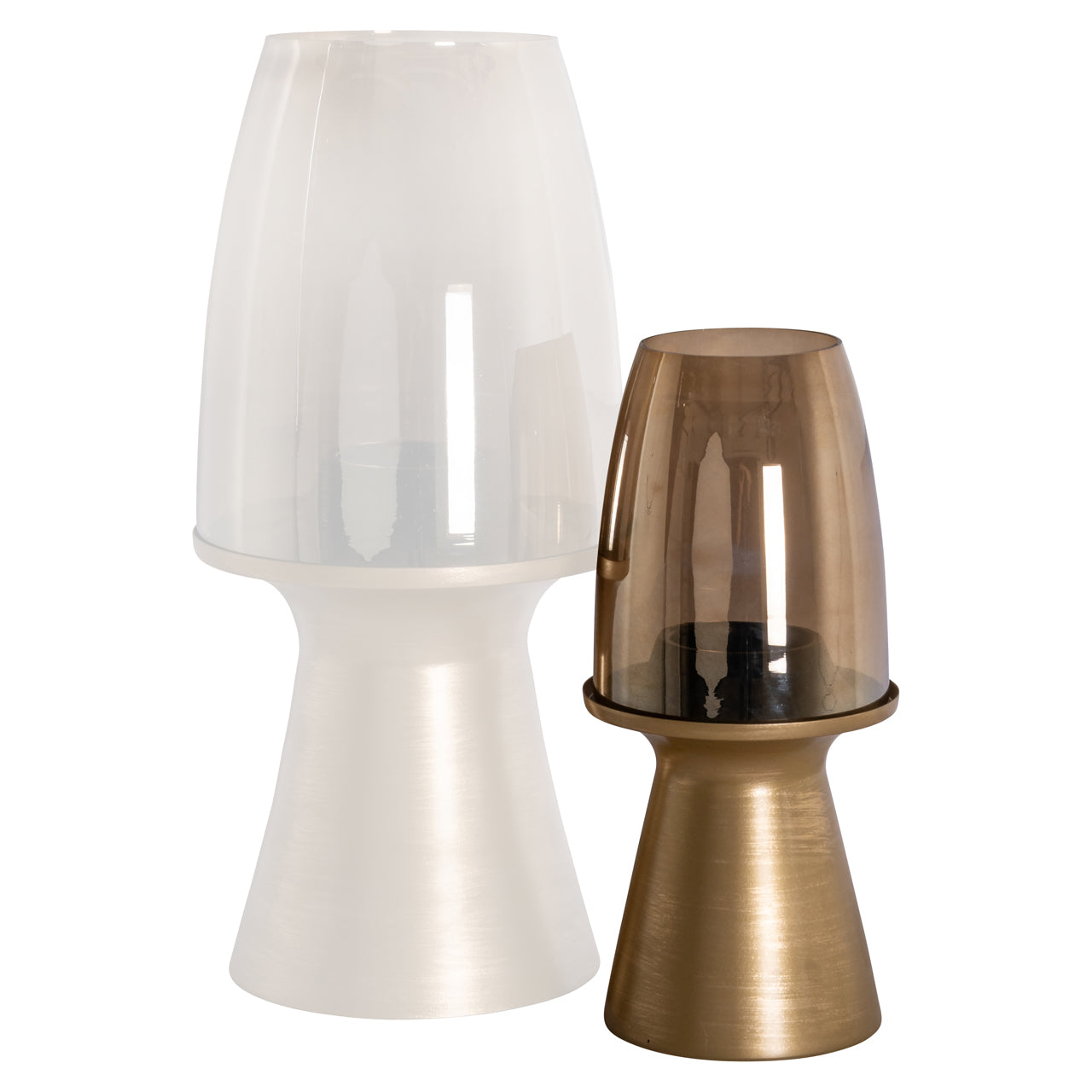 Richmond Interiors Windlicht Danea brushed gold small Windlicht Richmond Interiors