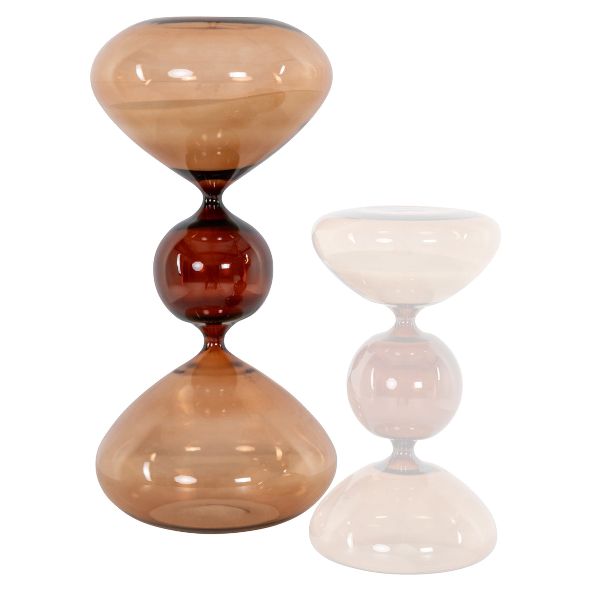 Richmond Interiors Dekoratives Objekt Elba brown hourglass large Richmond Interiors
