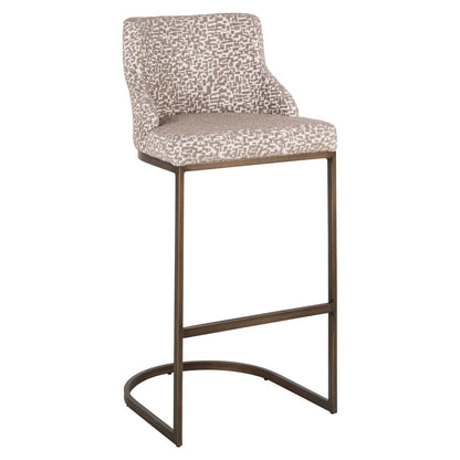 Richmond Interiors – 2er-Set Barhocker Bolton Natural Geo 2er-Set Barstühle Richmond Interiors