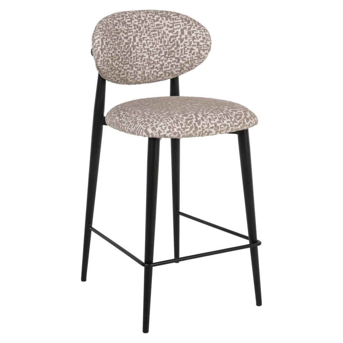 Richmond Interiors – Barhocker Dantes Natural Geo (feuerhemmend) Barstuhl Richmond Interiors