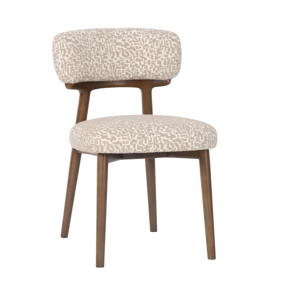 Richmond Interiors – Esszimmerstuhl Basker natural geo (2er-Set) 2er-Set Esszimmerstühle Richmond Interiors