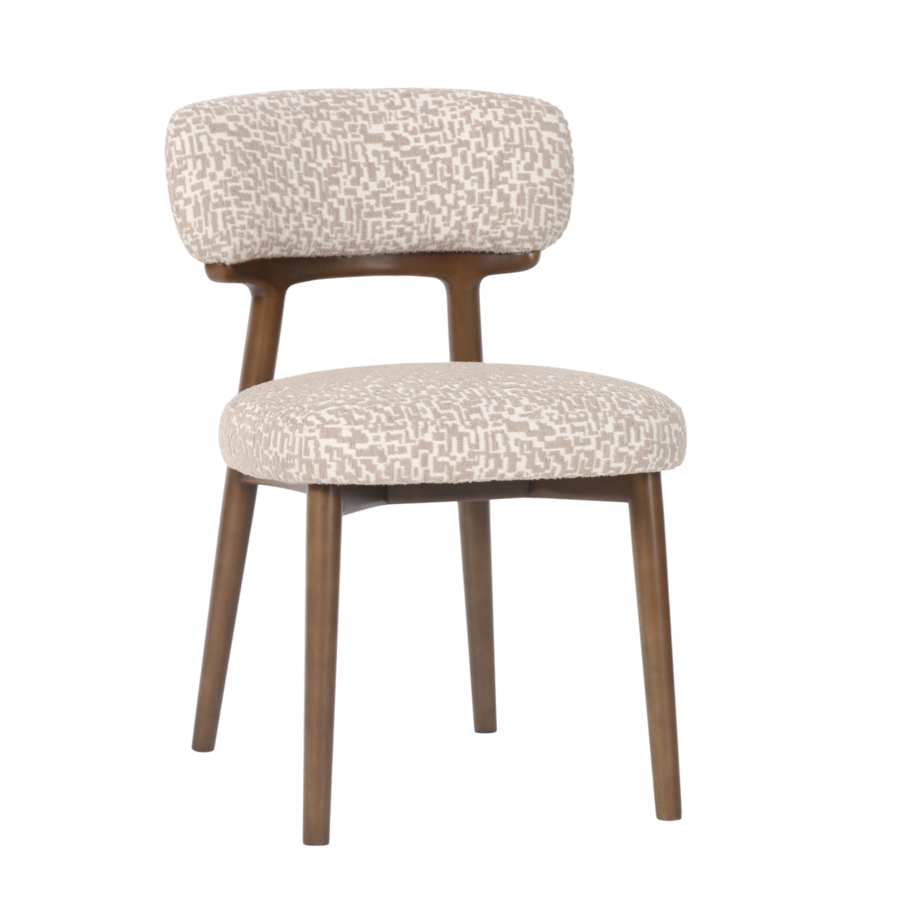 Richmond Interiors – Esszimmerstuhl Basker natural geo (2er-Set) 2er-Set Esszimmerstühle Richmond Interiors
