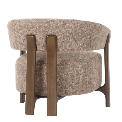 Richmond Interiors – Sessel Dalara brown tweed Polstersessel Richmond Interiors