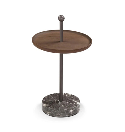 The Grand Collection BAGIO Beistelltisch – Marmor Bronze Beistelltisch rund The Grand Collection