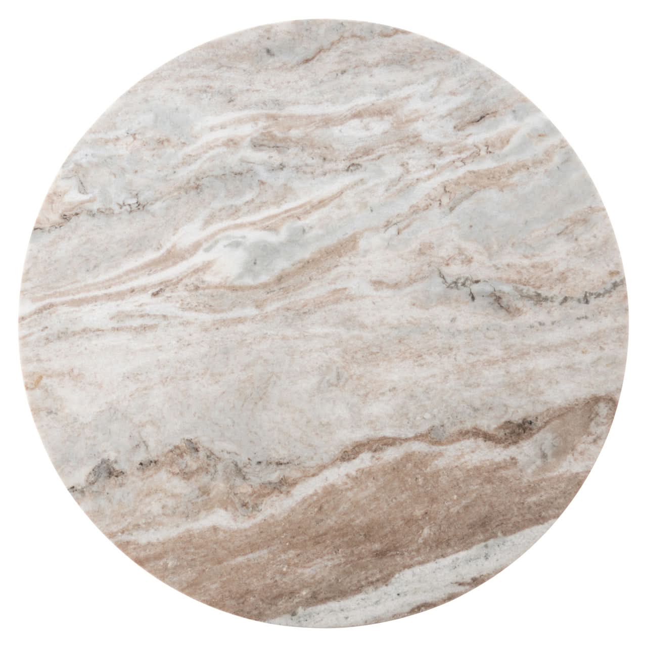 Richmond Interiors Bistrotisch Nyon Beige Ø75 Bistrotisch Richmond Interiors