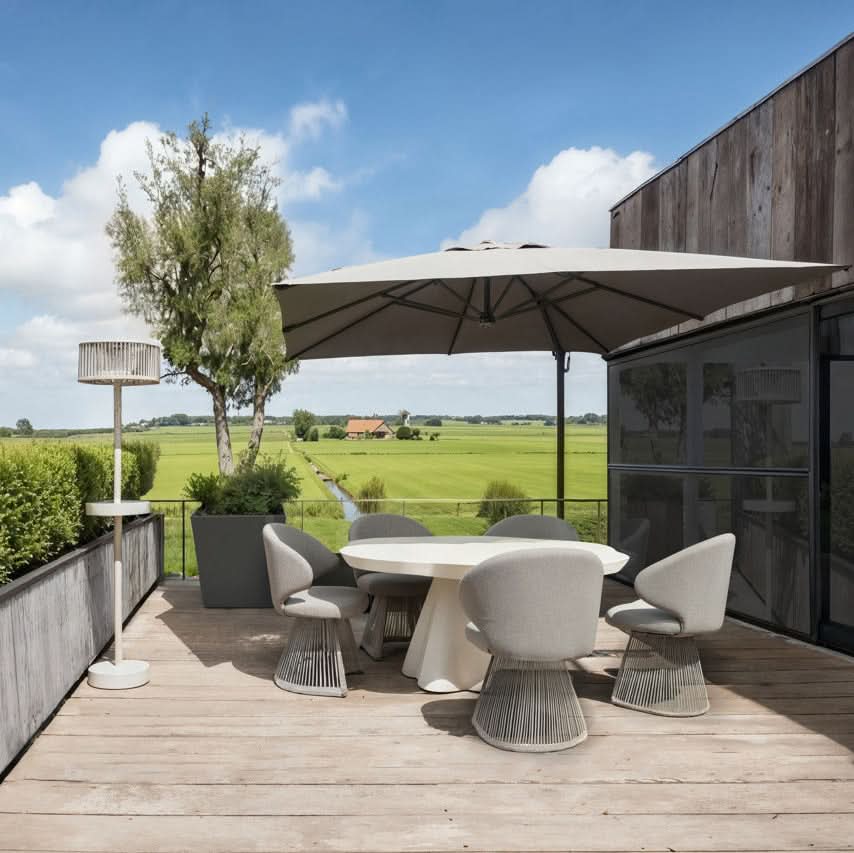 Richmond Interiors – Outdoor Esszimmerstuhl Nuba Greige Alpine Outdoor Stuhl Richmond Interiors