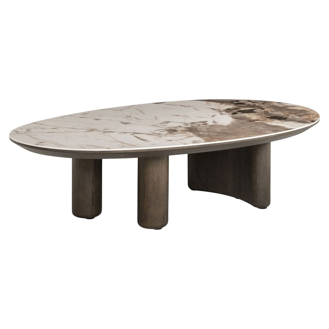 Richmond Interiors – Couchtisch Langford Brown Couchtisch oval Richmond Interiors