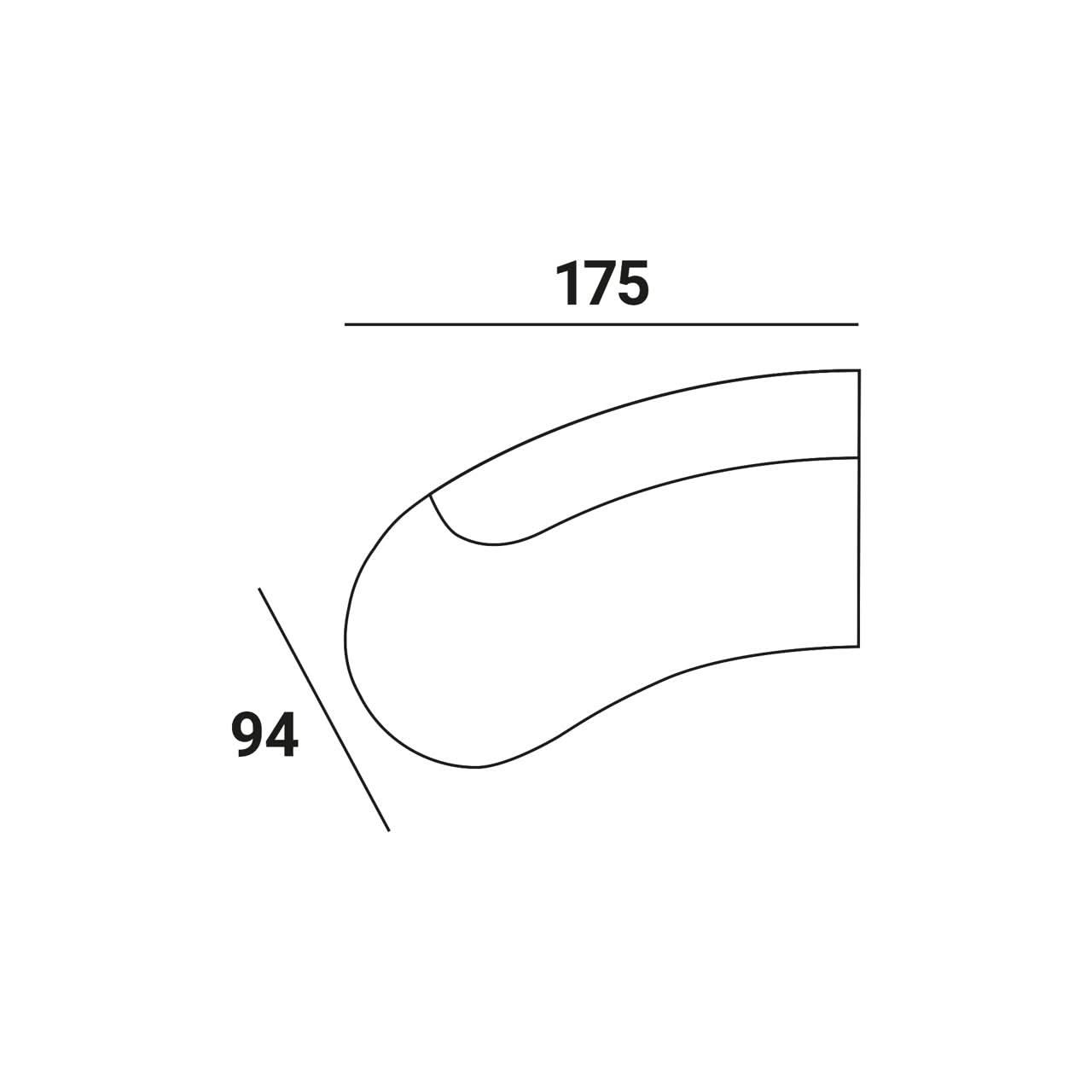 Richmond Interiors Sofa Albina – Ottomane links, individuell konfigurierbar Modul-Sofa Richmond Interiors