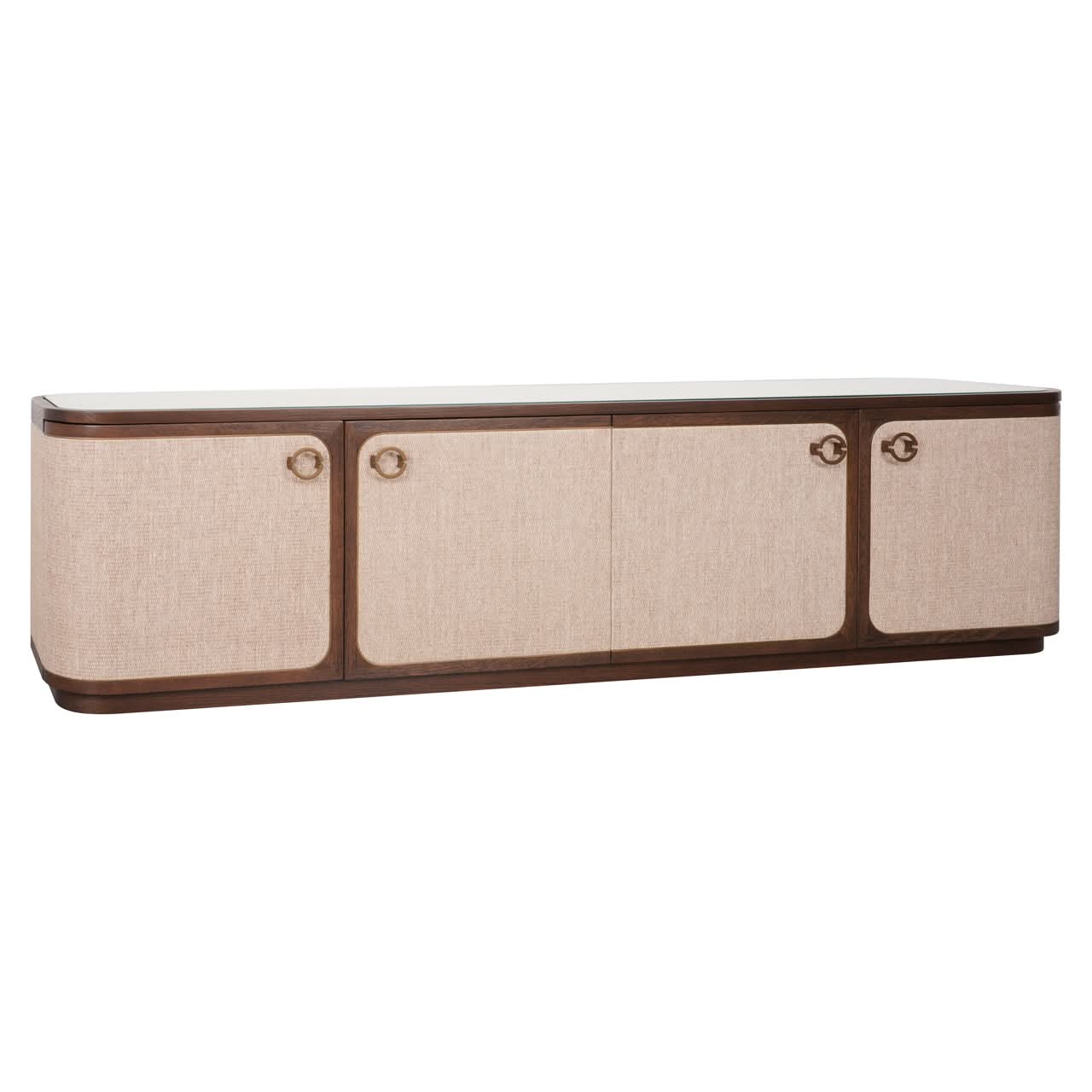 Richmond Interiors – TV-Board Willox Brown (4 Türen) Fernsehkommode Richmond Interiors