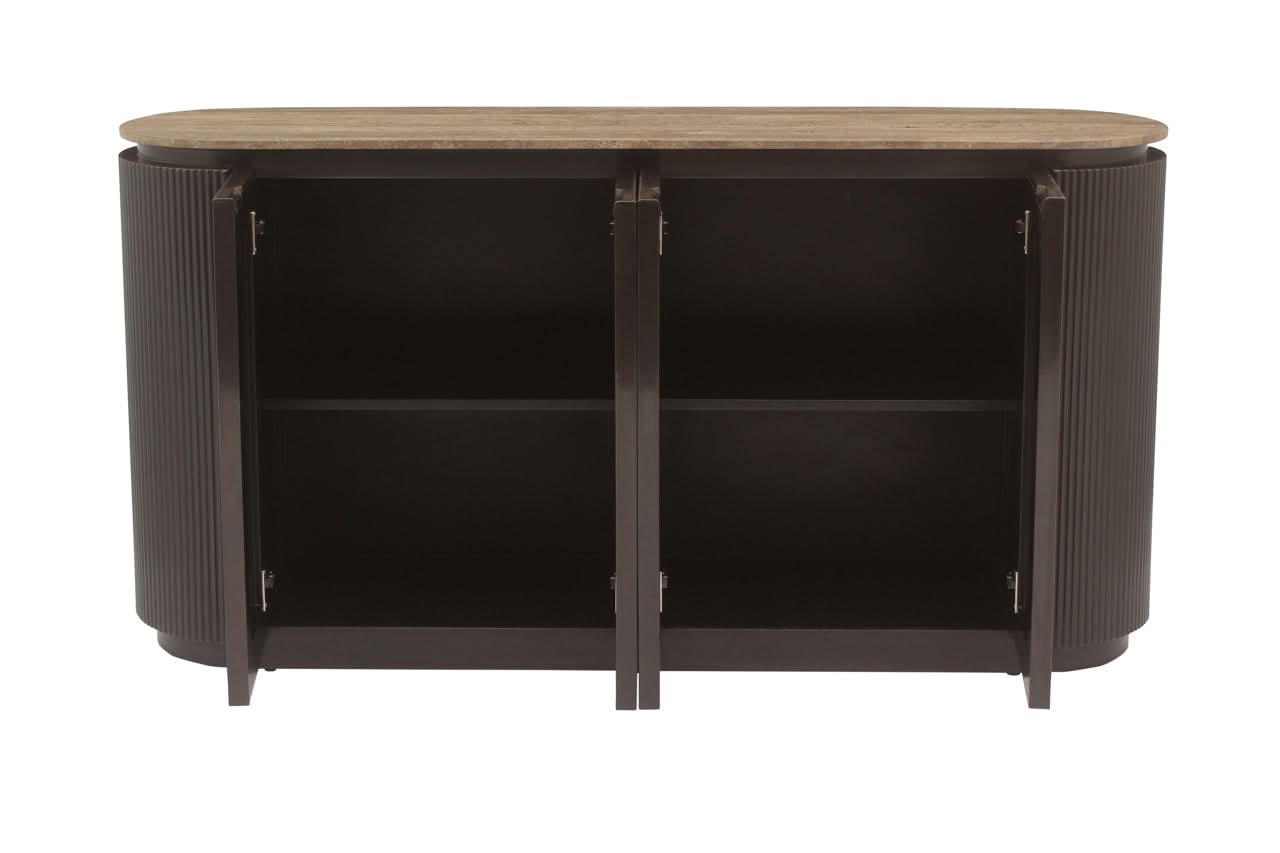 Richmond Interiors – Sideboard Russo Brown 4-türig Sideboard Richmond Interiors