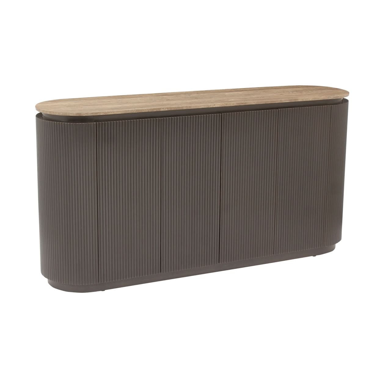 Richmond Interiors – Sideboard Russo Brown 4-türig Sideboard Richmond Interiors