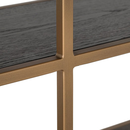 Richmond Interiors – Offenes Regal Carter brown large 4-türig Offenes Regal Richmond Interiors