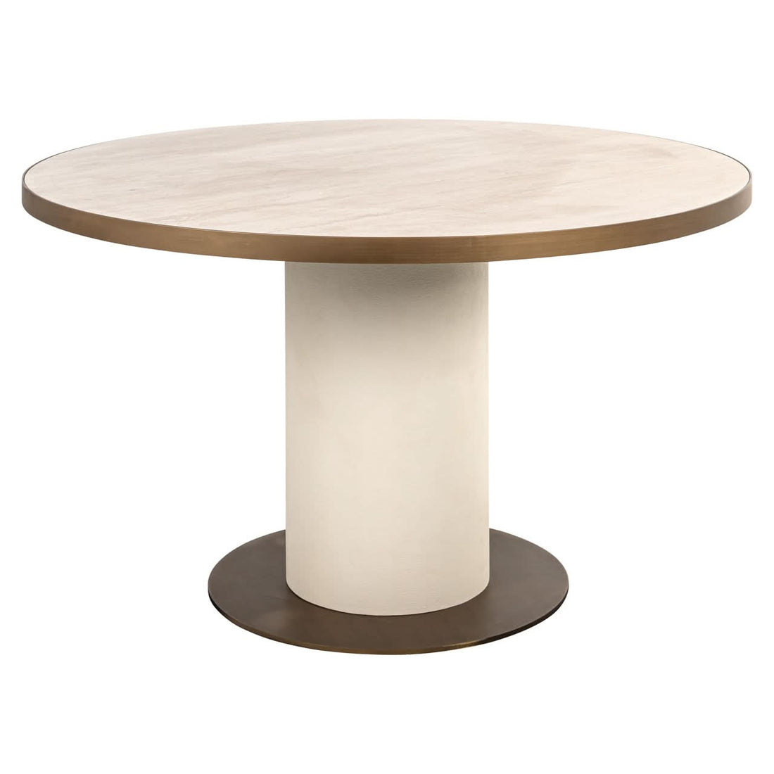 Richmond Interiors – Esstisch Tivoli white 130Ø Esstisch rund Richmond Interiors
