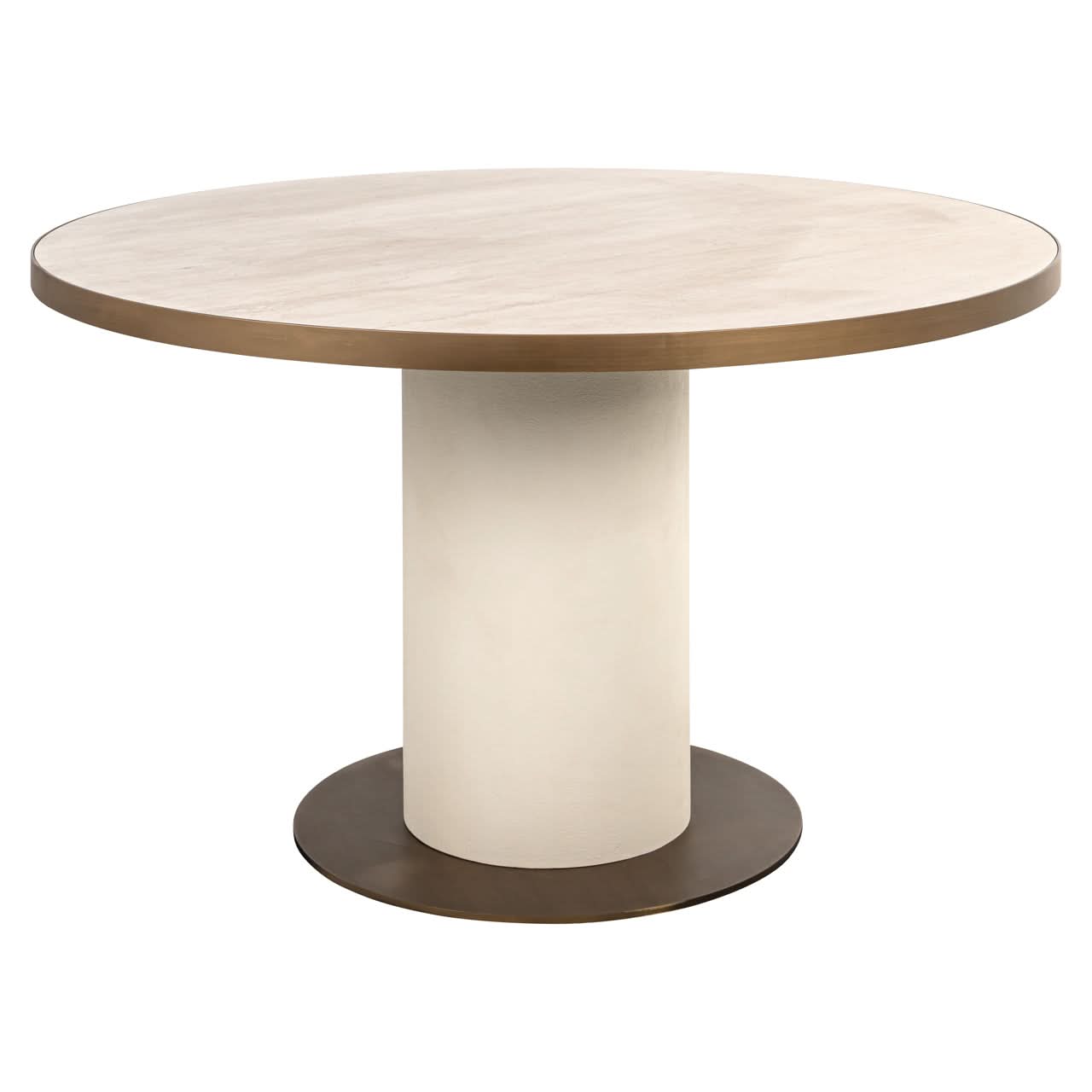 Richmond Interiors – Esstisch Tivoli white 130Ø Esstisch rund Richmond Interiors