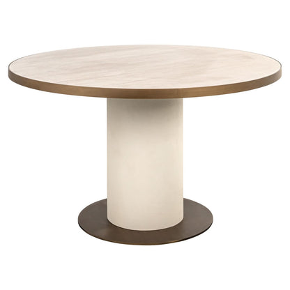 Richmond Interiors – Esstisch Tivoli white 130Ø Esstisch rund Richmond Interiors
