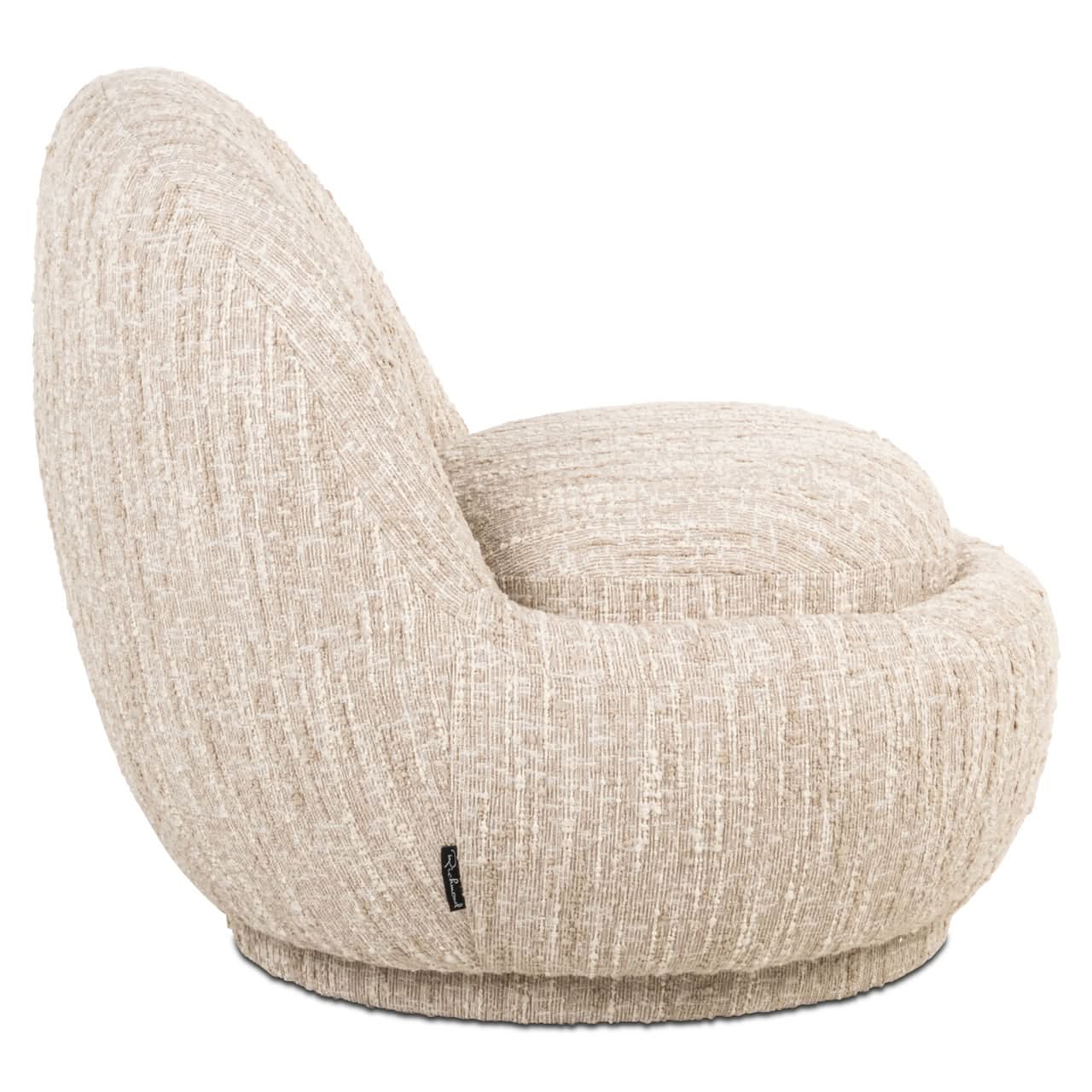 Richmond Interiors – Sessel Arlanda beige angora Polstersessel Richmond Interiors