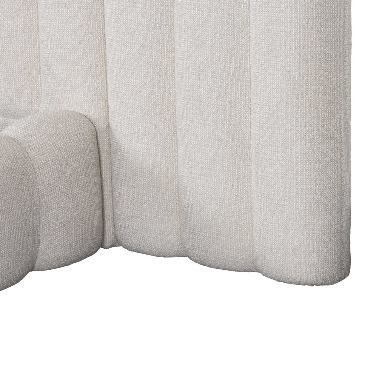 Richmond Interiors Bett Cupidon Creme Fancy – 180 × 210 cm mit Stauraum Polsterbett Richmond Interiors