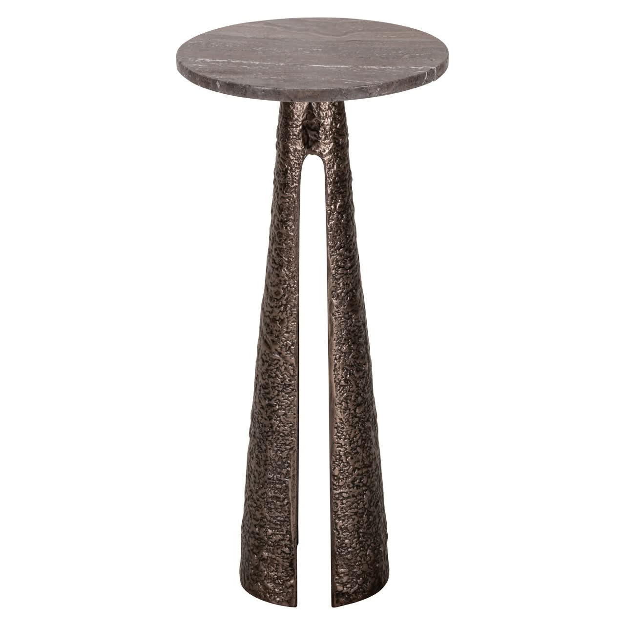Richmond Interiors Beistelltisch Eldora Bronze – Ø 30 cm Beistelltisch rund Richmond Interiors