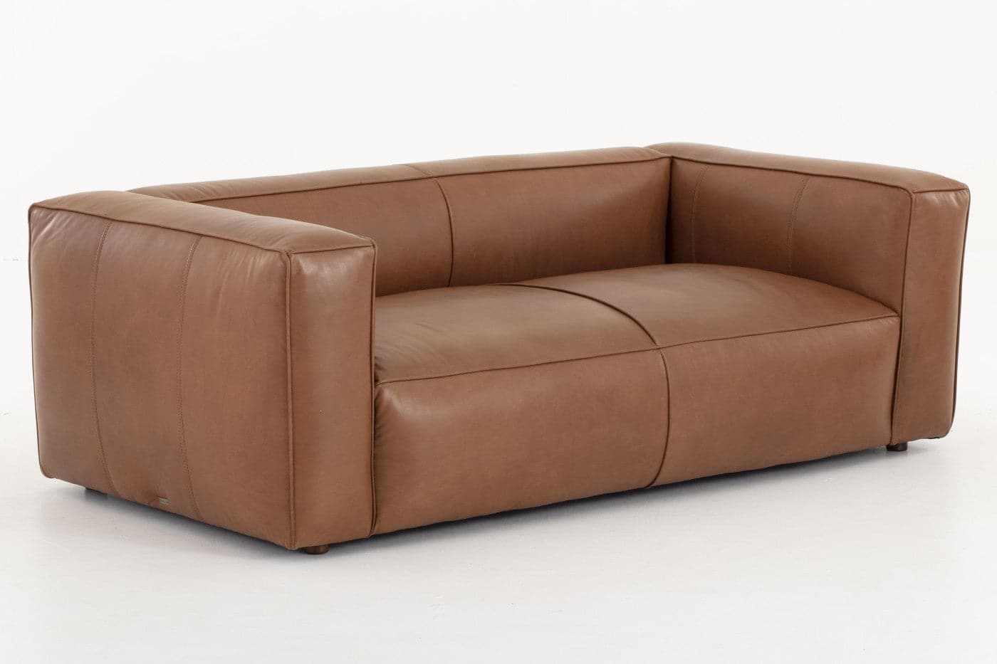 Flamant - BAILEY, Sofa, Leder, Cognac braun, 2-Sitzer 2-Sitzer Sofa Flamant