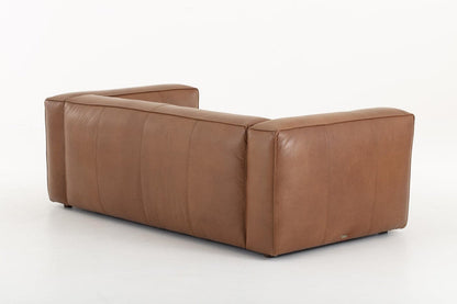 Flamant - BAILEY, Sofa, Leder, Cognac braun, 2-Sitzer 2-Sitzer Sofa Flamant