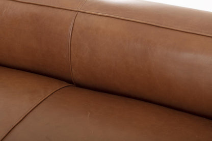 Flamant - BAILEY, Sofa, Leder, Cognac braun, 3-Sitzer 3-Sitzer Sofa Flamant