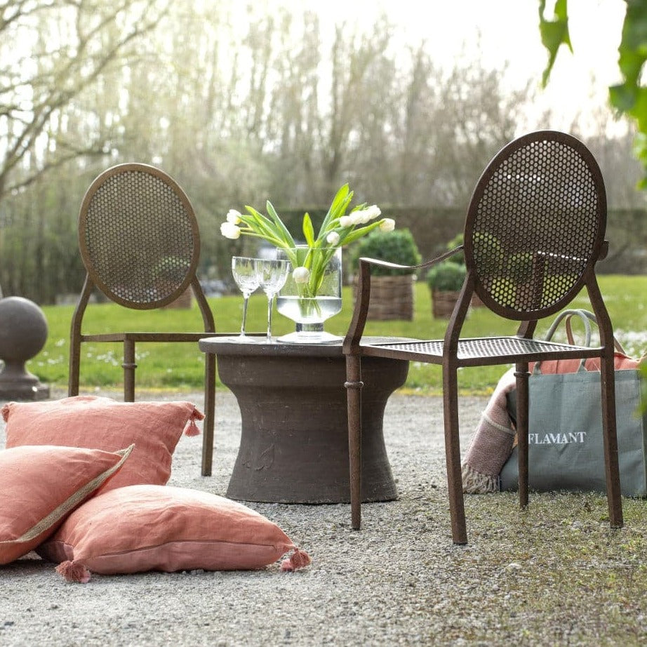 Flamant - VIALI, Regentrommel, rund Outdoor Couchtisch rund Flamant