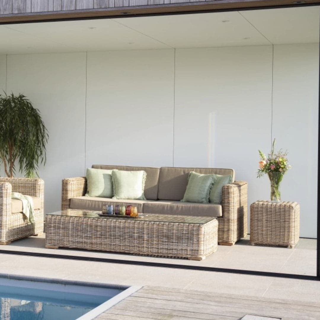 Flamant - HILLS Gartensofa mit Kissen, 2,5-Sitzer Outdoor Sofa 2,5 Sitzer Flamant