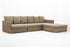 Flamant - HILLS, Gartensofa, mit Kissen + Hocker Outdoor Sofa 3-Sitzer Flamant