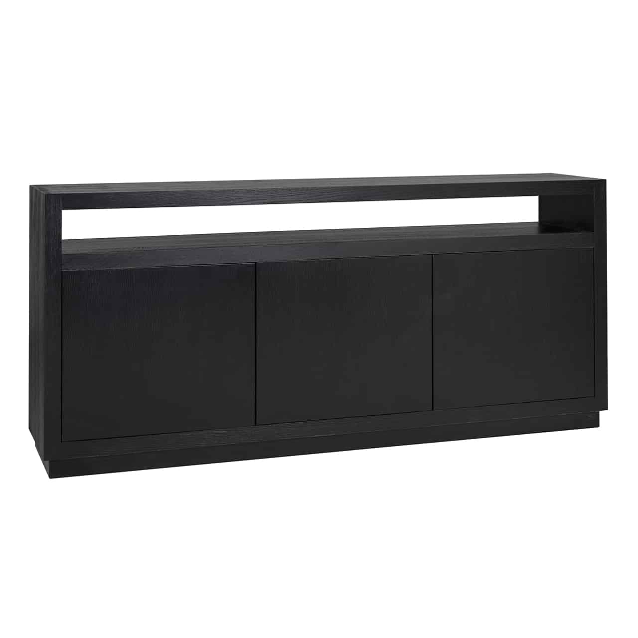 Richmond Interiors - Sideboard Oakura 3-türig schwarz Sideboard Richmond Interiors