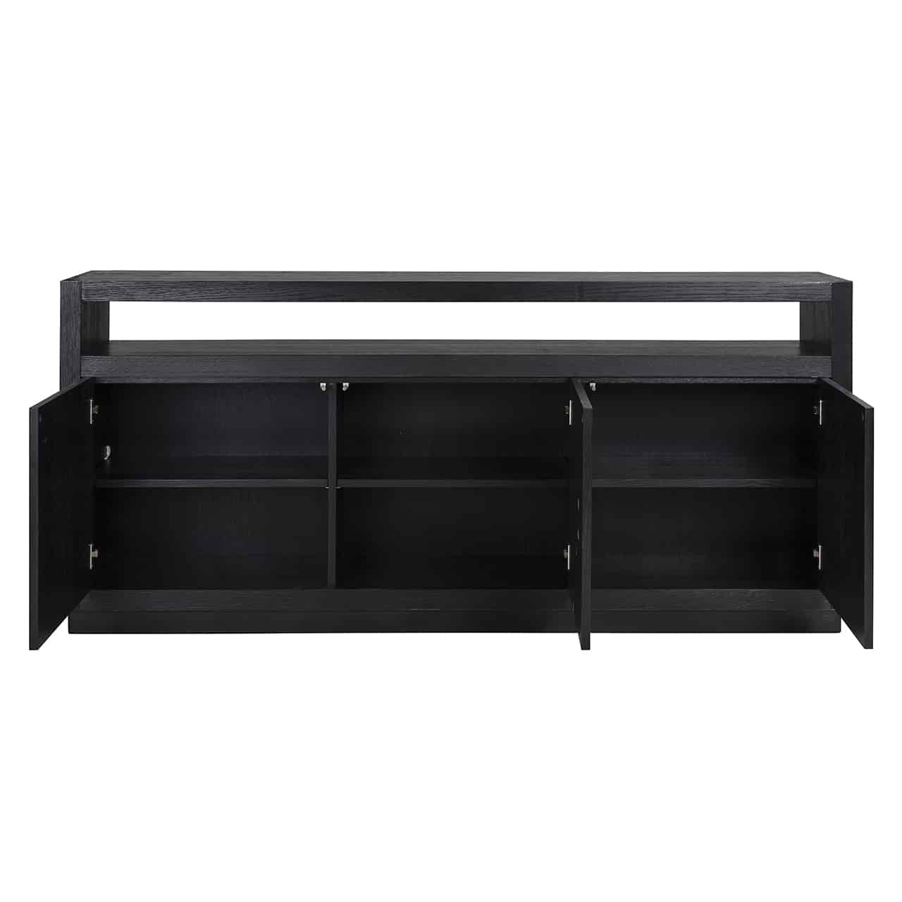 Richmond Interiors - Sideboard Oakura 3-türig schwarz Sideboard Richmond Interiors