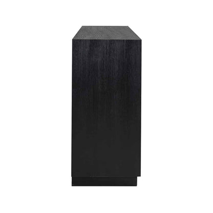 Richmond Interiors - Sideboard Oakura 3-türig schwarz Sideboard Richmond Interiors