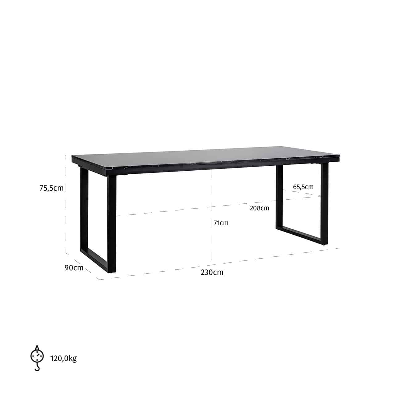 Richmond Interiors Esstisch Beaumont 230cm Esstisch eckig Richmond Interiors