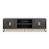 Richmond Interiors - TV-Unit Blackbone Messing 4-türig 200cm Fernsehkommode Richmond Interiors