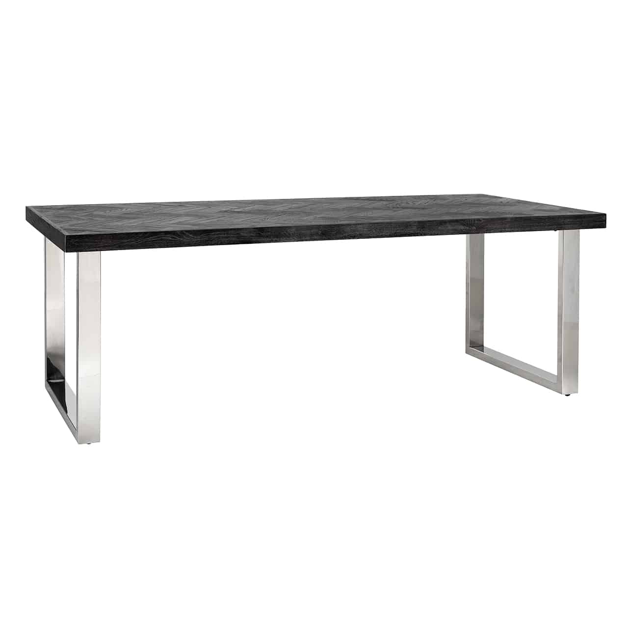 Richmond Interiors Esstisch Blackbone silber 220cm Esstisch eckig Richmond Interiors